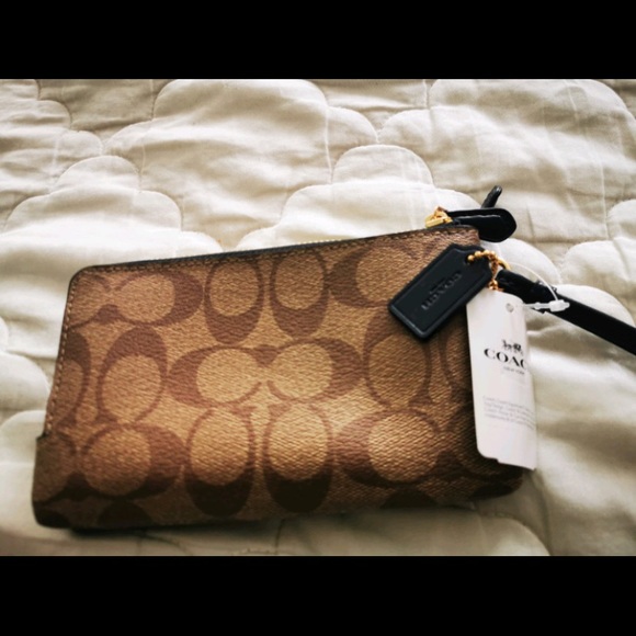Coach double zip wallet wristlet - Picture 2 of 4